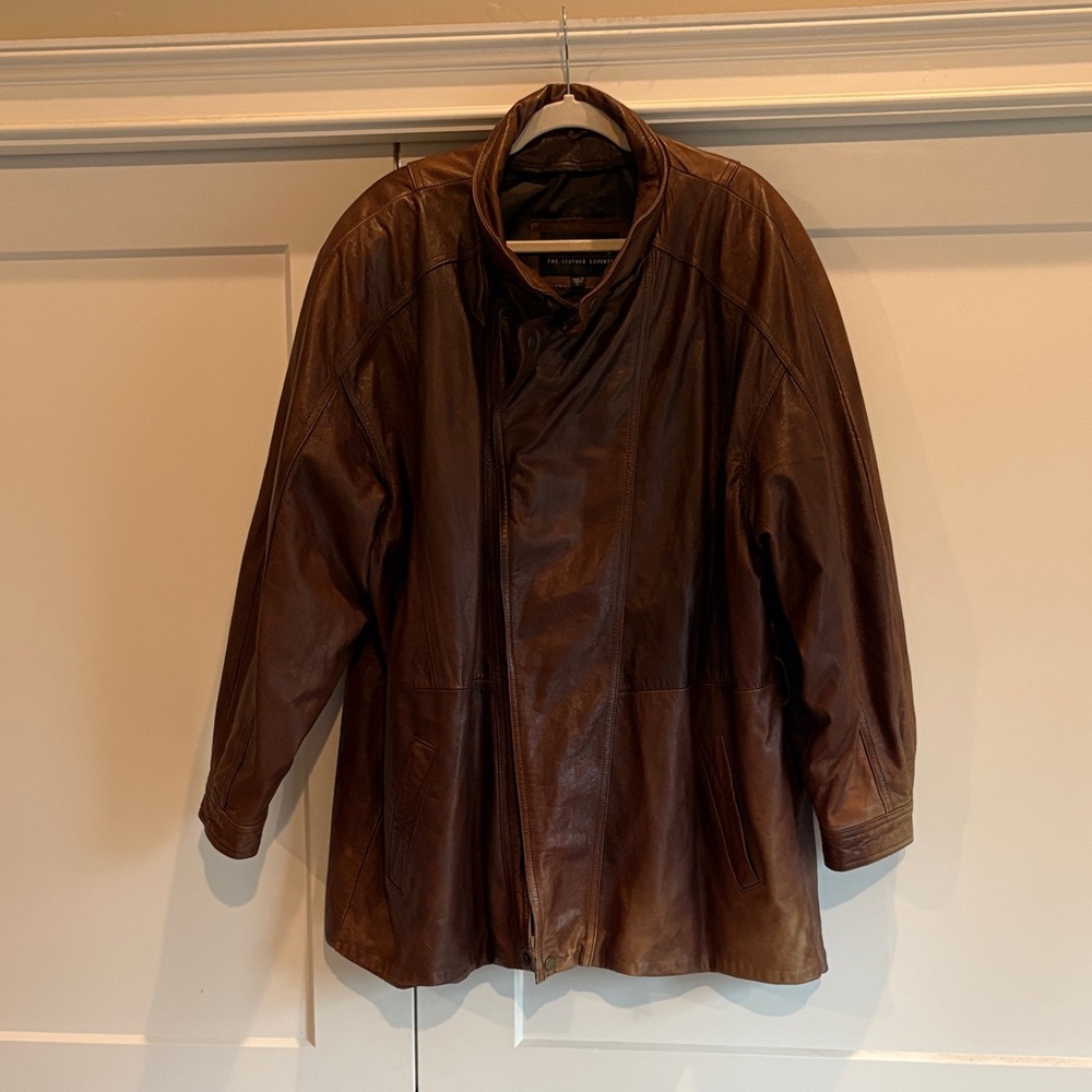 Wilson Men's Dark Brown Leather Jacket